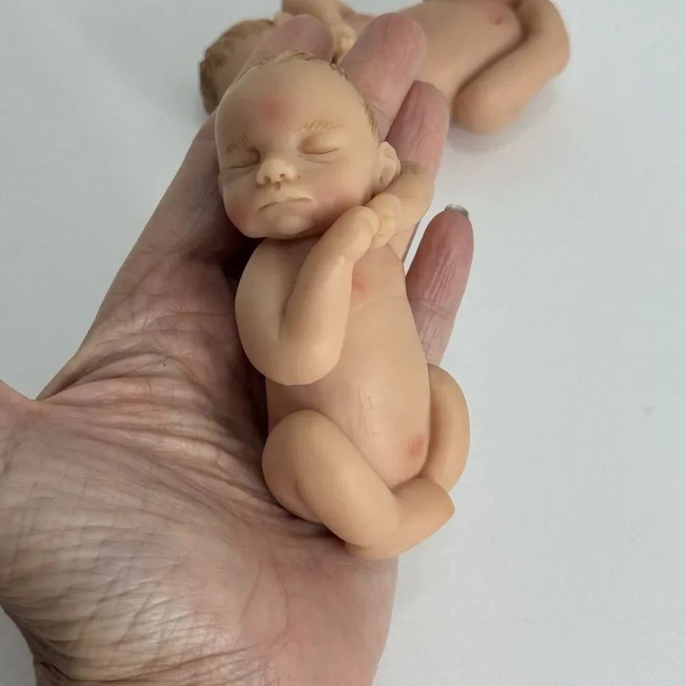 Realistic Sleeping Baby Boy Girl Cake Topper Twins Baby Showers Birthday Resin
